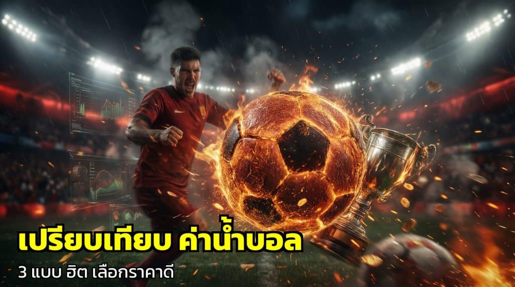 เปรียบเทียบ ค่าน้ำบอล
