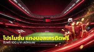 โปรโมชั่น แทงบอลเครดิตฟรี